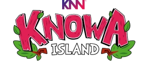 Lettering Knowa Island da KNN Idiomas